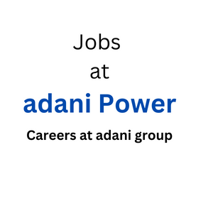 Jobs at adani power